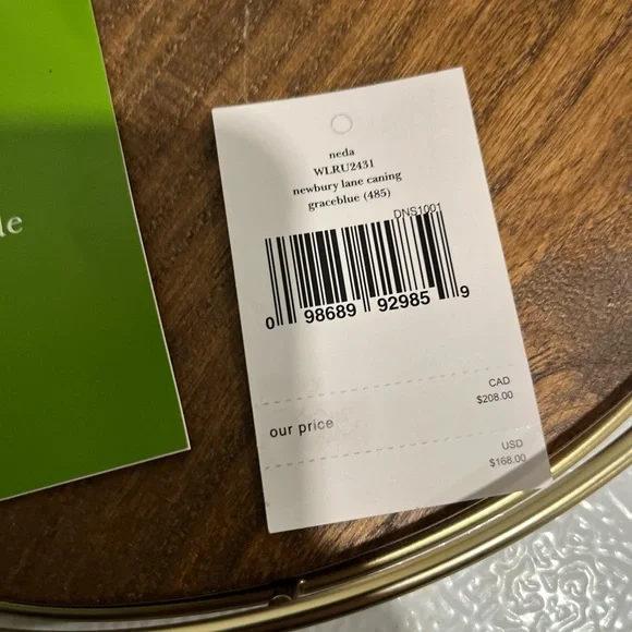 NWT Retail $168 Kate Spade Graceblue Wallet - Picture 4 of 5